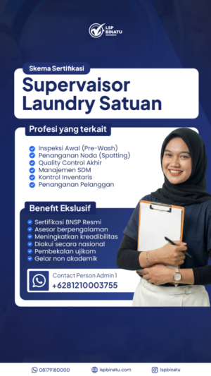 Supervasior Laundry Satuan